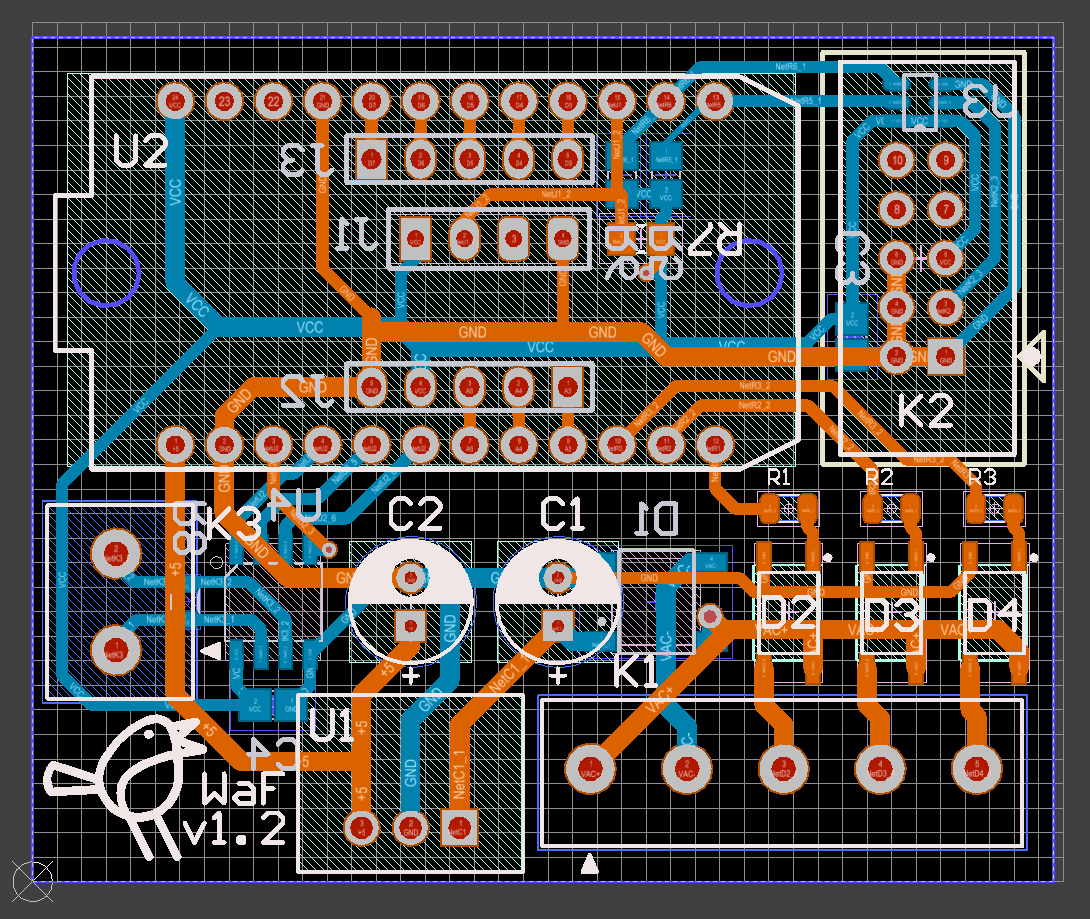 Thermostat PCB, final layout