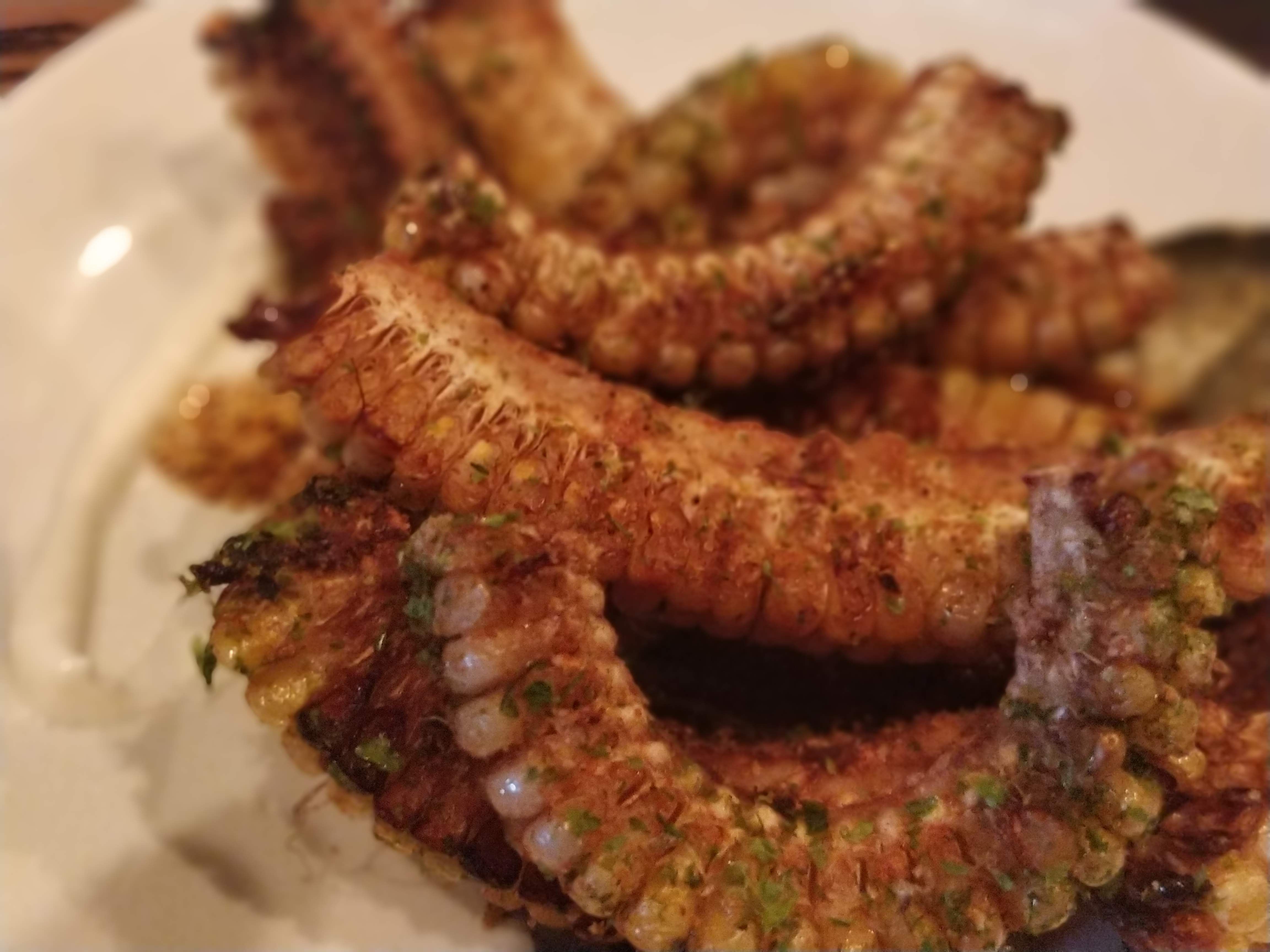 Fried curly corn