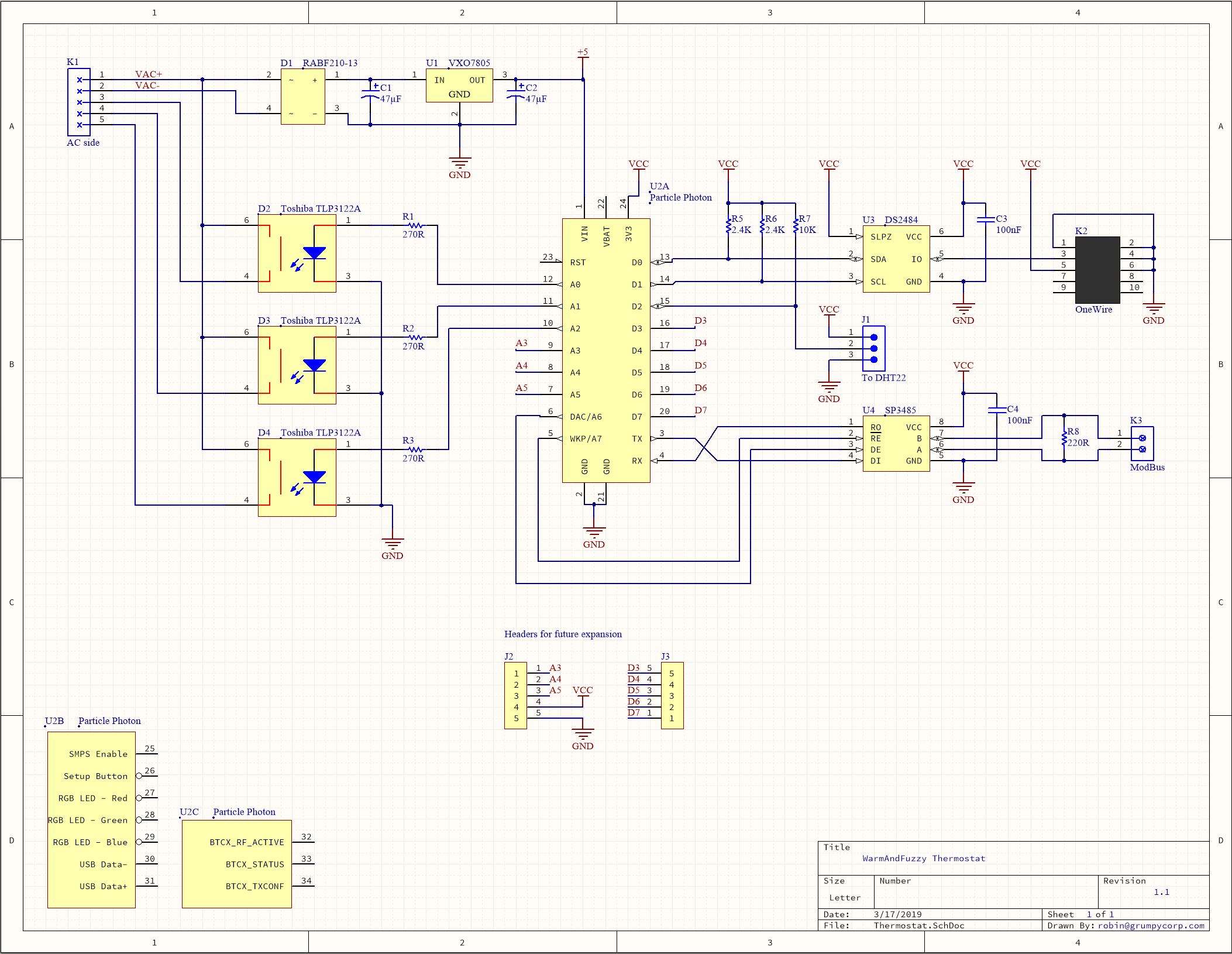 Preliminary schematic